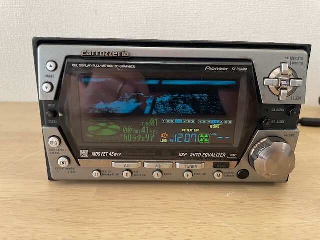 Pioneer carrozzeria FH-P88MD 2Din Car Audio CD MD Player Already Maintained