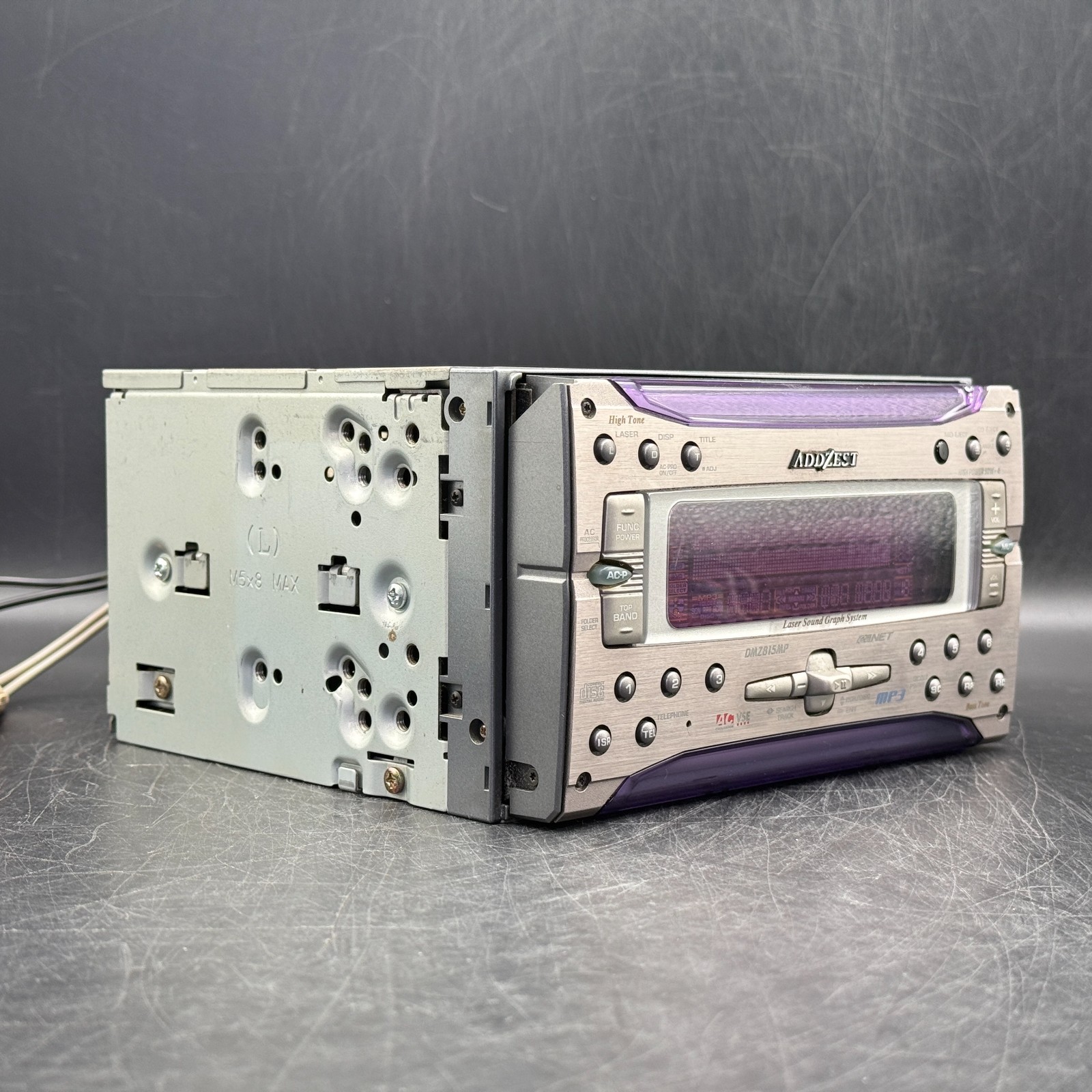 Addzest DMZ815MP 2DIN Car Audio CD MD Player JDM DSP Laser Light Tested in Stock