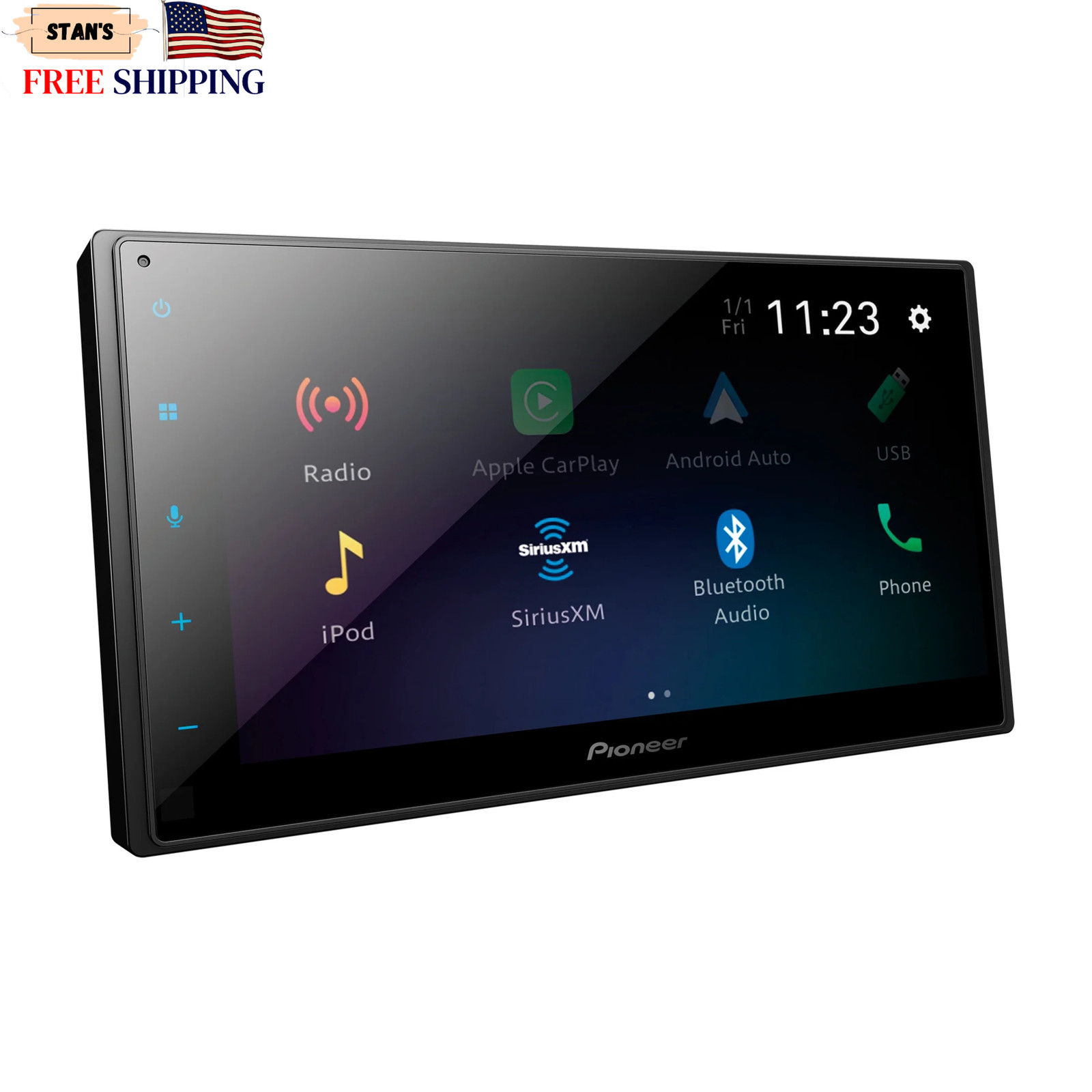 DMH-160BT II Car Stereo Head Unit Double Din 6.8″ Touchscreen Carplay/Android…