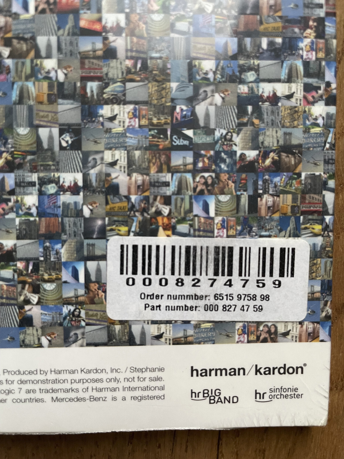 Harman Kardon Logic 7 The Sounds Of New York 5.1 Demo Disc