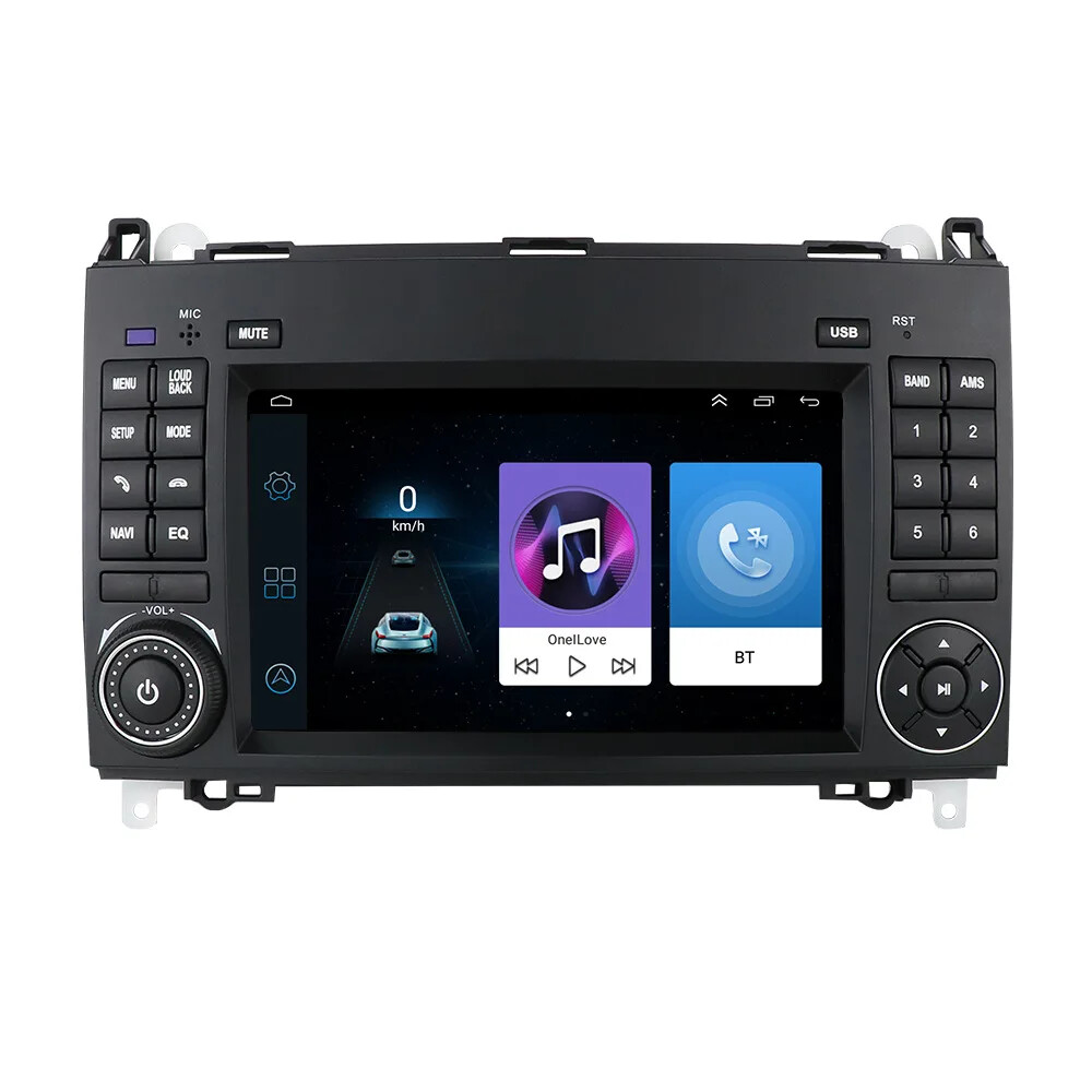 7 Inch 2din Android 10.0 Car Dvd Player for Mercedes-benz B160/b170/b180/b200