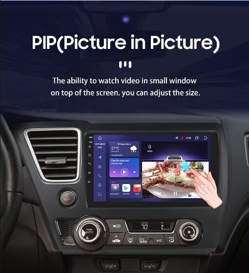 9″ Car Stereo Radio Android Carplay Navi Screen 128GB For 2013-2017 Honda CIVIC
