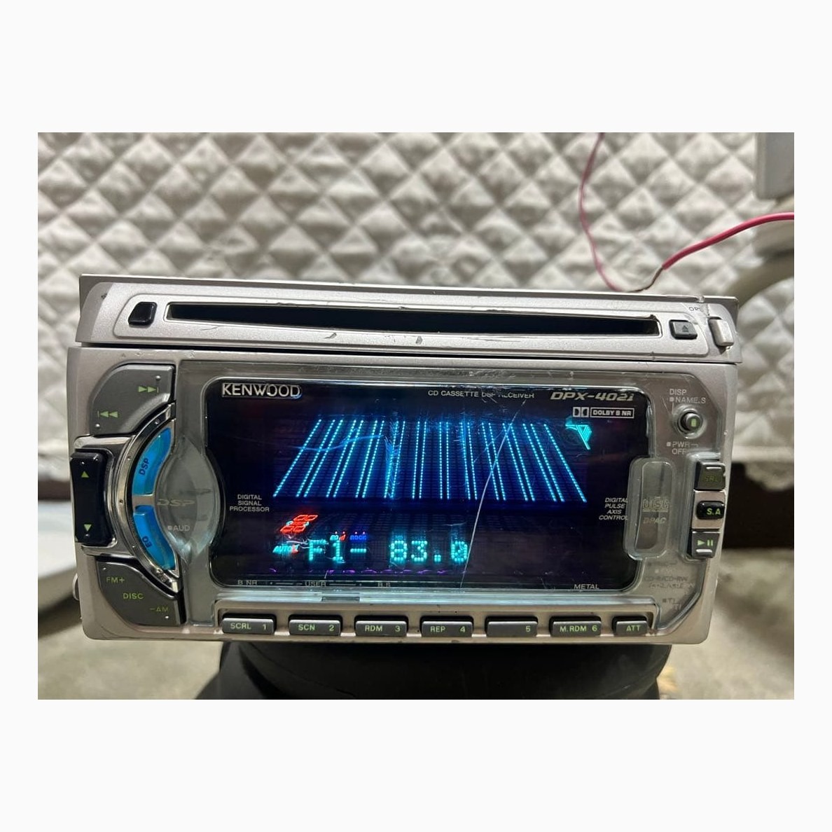 Kenwood DPX-4021 2-DIN CD Cassette Player Car Audio Head Unit JDM