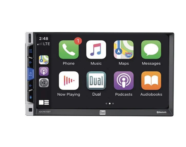 Dual Electronics 7” LED Multimedia Touch Screen Double DIN Car Stereo Unit…