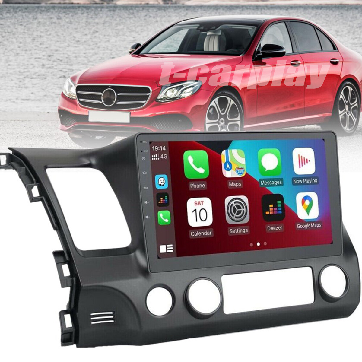 Car Stereo Radio GPS WiFi Android 12.0 Apple CarPlay For Honda Civic 2006-2011