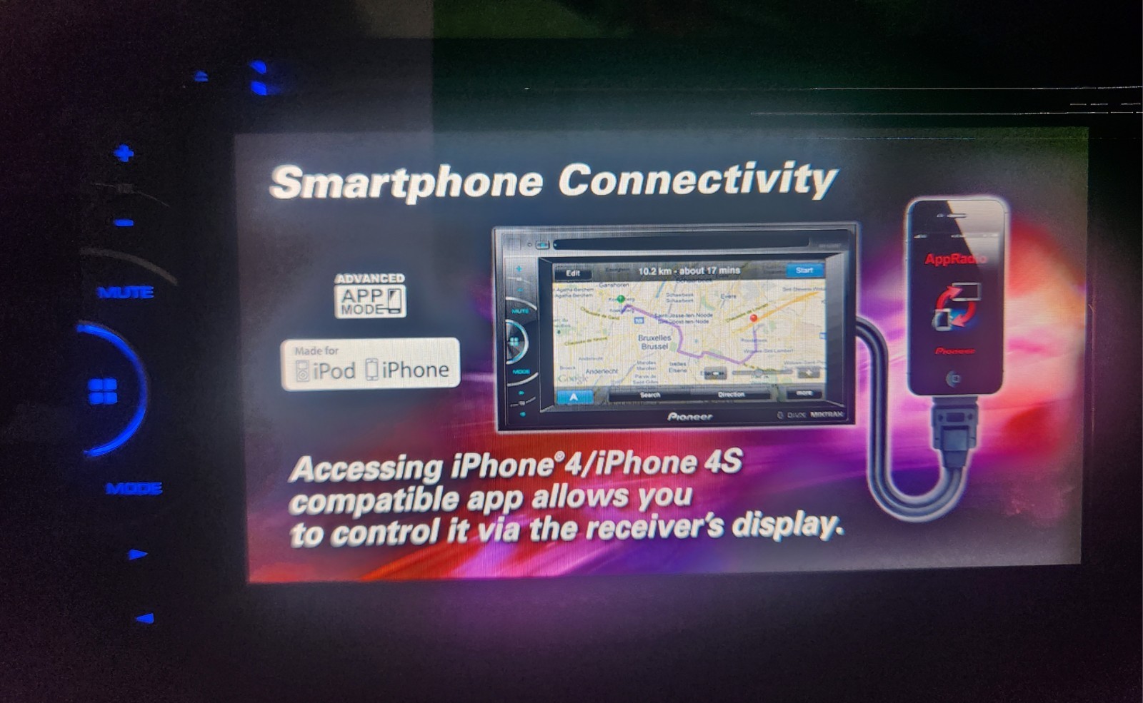 Pioneer AVH-X3500BHS Car Stereo MIXTRAX HD CD DVD Bluetooth SiriusXM Receiver