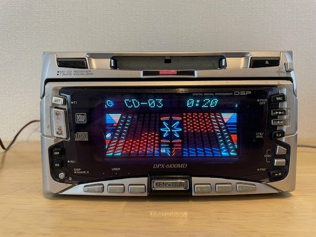 KENWOOD DPX-6100MD 2DIN CD MD Receiver CD MD CD playback OK MD malfunction