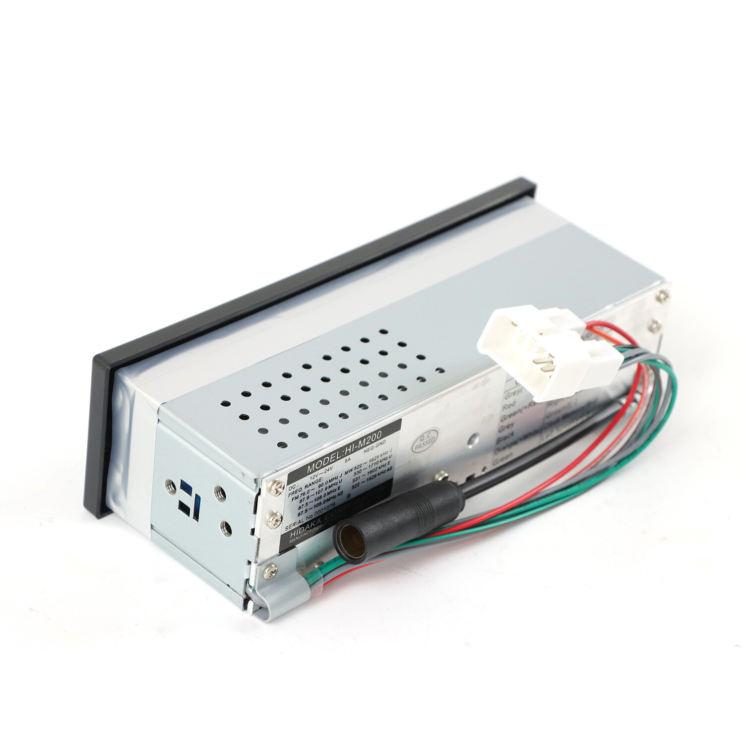 FM USB MP3 Radio Player w/ AM Bluetooth M200 24V for Hitachi Car Truck Excavator