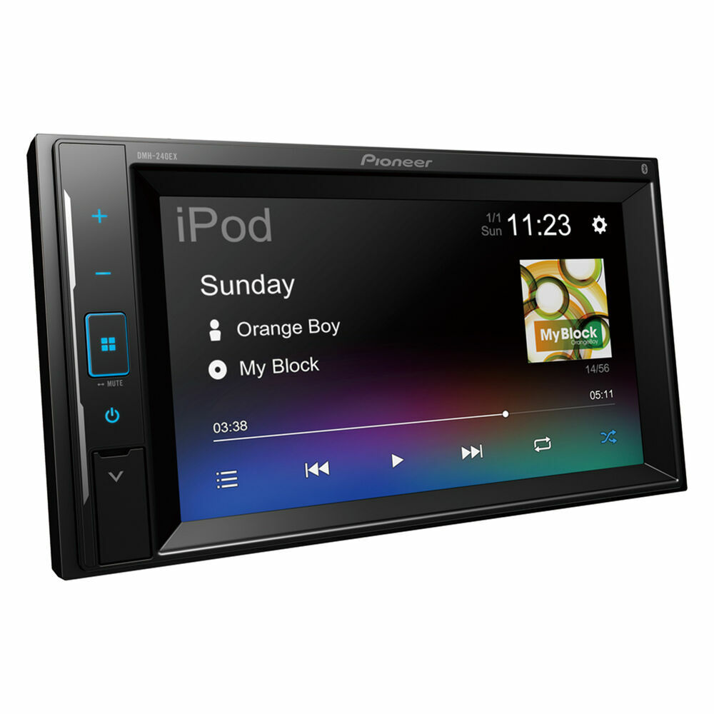 Pioneer DMH-240EX Bluetooth 6.2″ LCD Double DIN In-Dash Digital Media Receiver