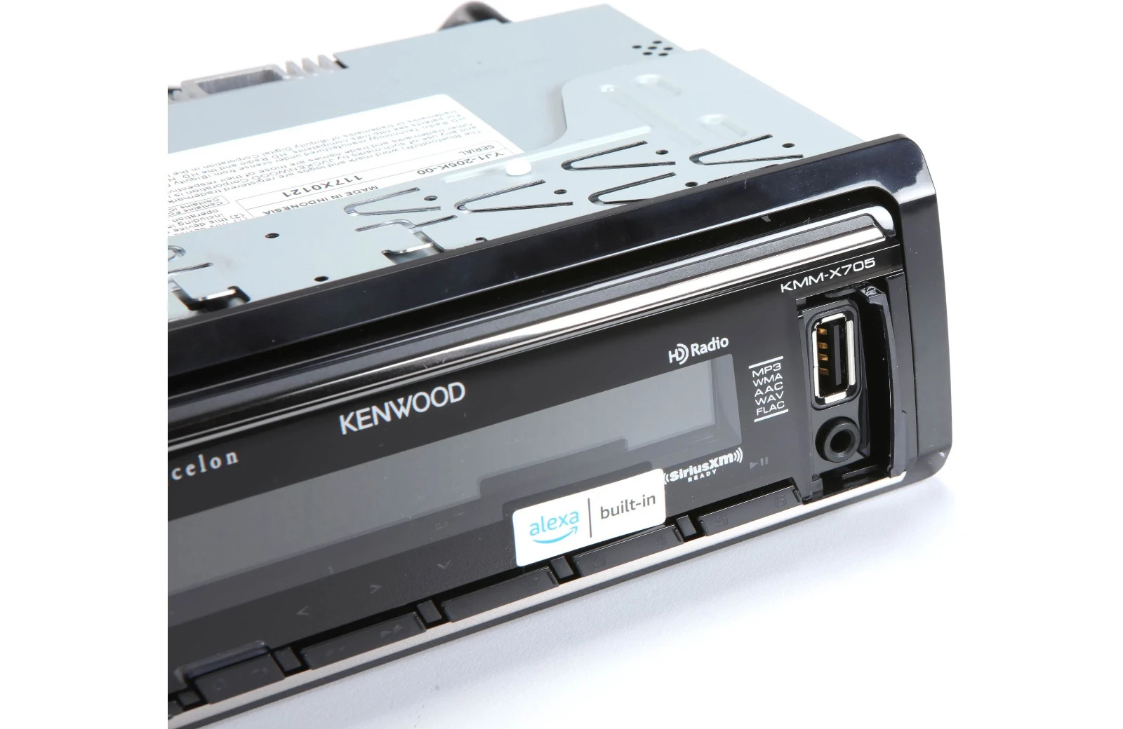 Kenwood KMM-X705 1-DIN Bluetooth Car Stereo Digital Media Receiver