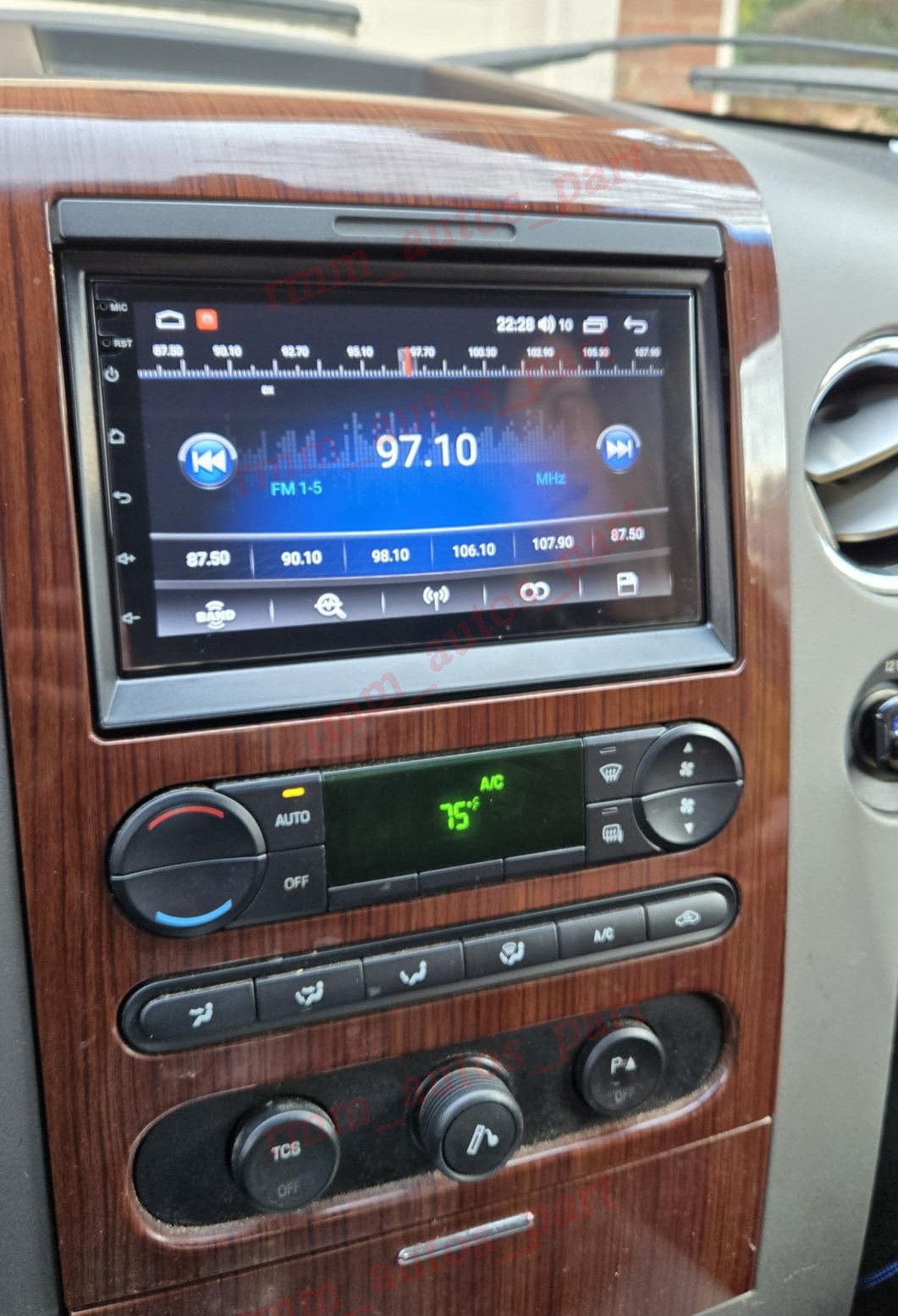 FOR 2004-2008 Ford F150 CARPLAY CAR RADIO ANDROID 15 GPS STEREO 2+64G W/CAM
