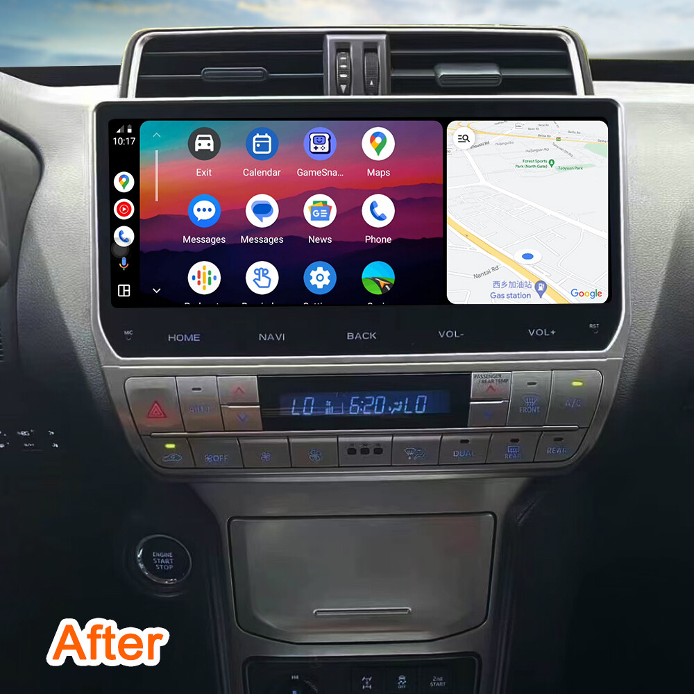 12.3″ For Toyota Prado 2018 Android Unit Stereo Radio GPS Navi Carplay BT 32G