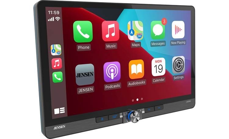 NEW Jensen CAR1415 1DIN Digital Media Car Stereo-14″ Screen-CarPlay-Android Auto