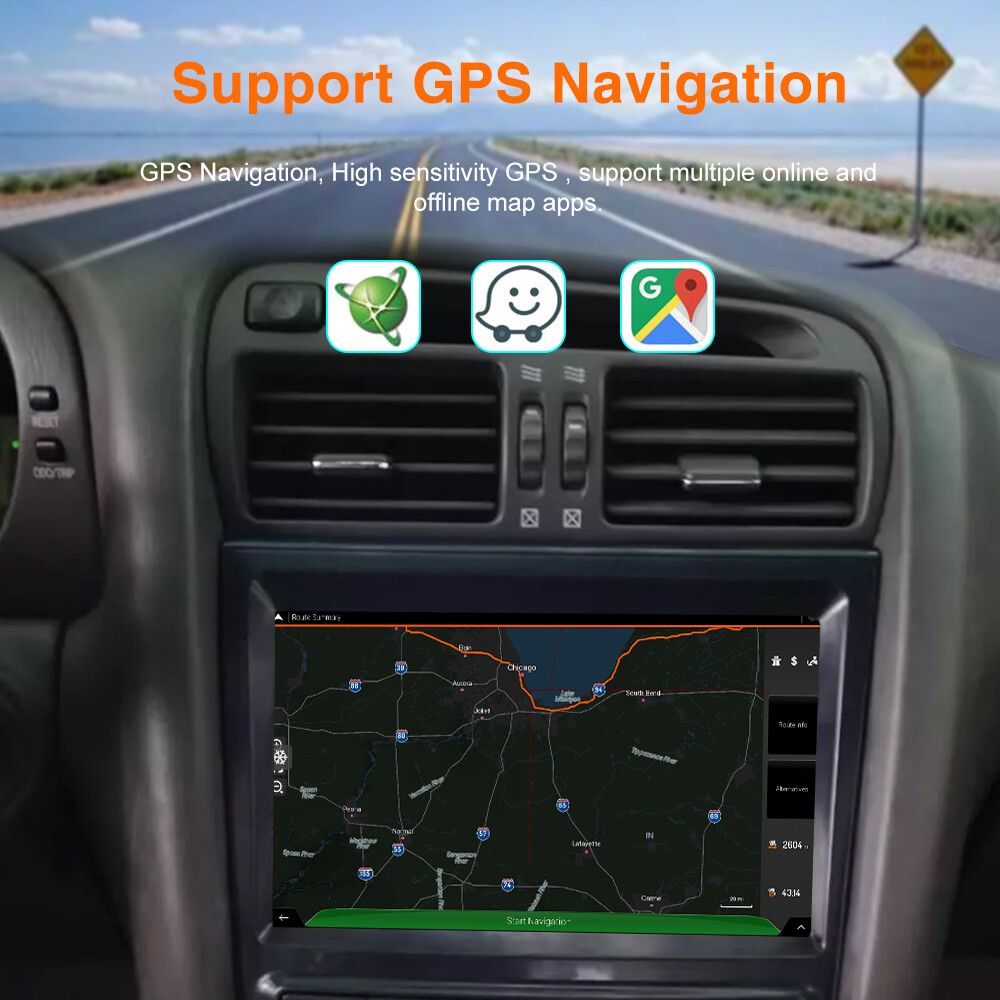 For Lexus GS 300 1998-2004 Head Unit Android 13 Car Stereo Radio GPS Navi 9Inch
