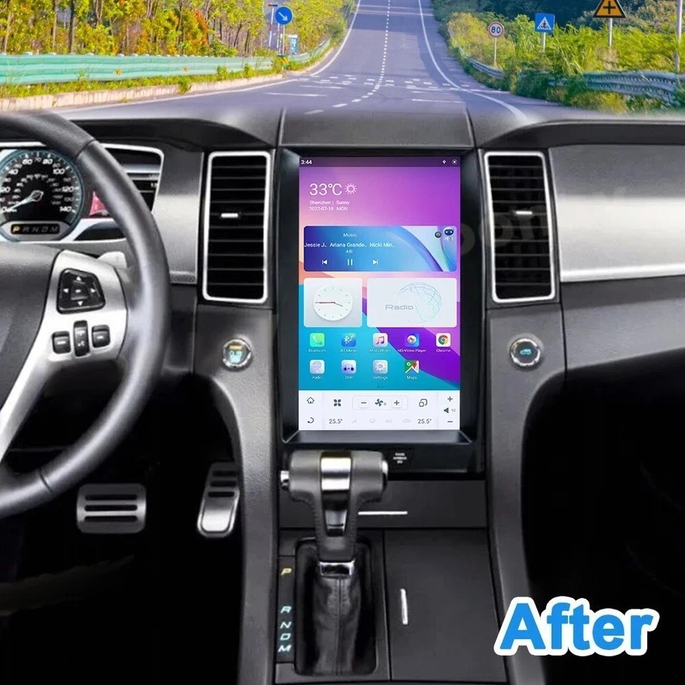 13.6″For 2010-2018 Ford Taurus Car Stereo Radio Carplay GPS Navi Large Screen