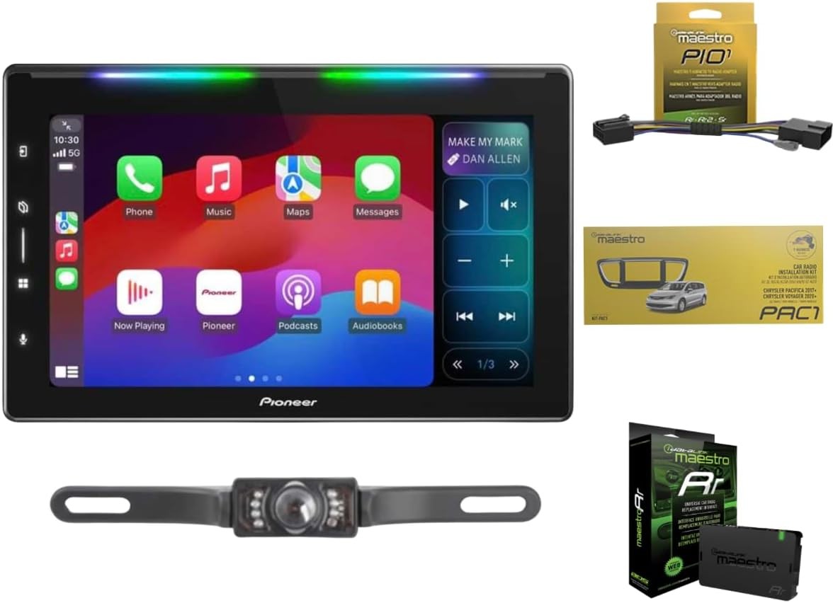 DMH-WT6000NEX 10.1″ + ADS-MRR + KIT-PAC1 ’17+ Chrysler Pacifica & 20+ Voyager