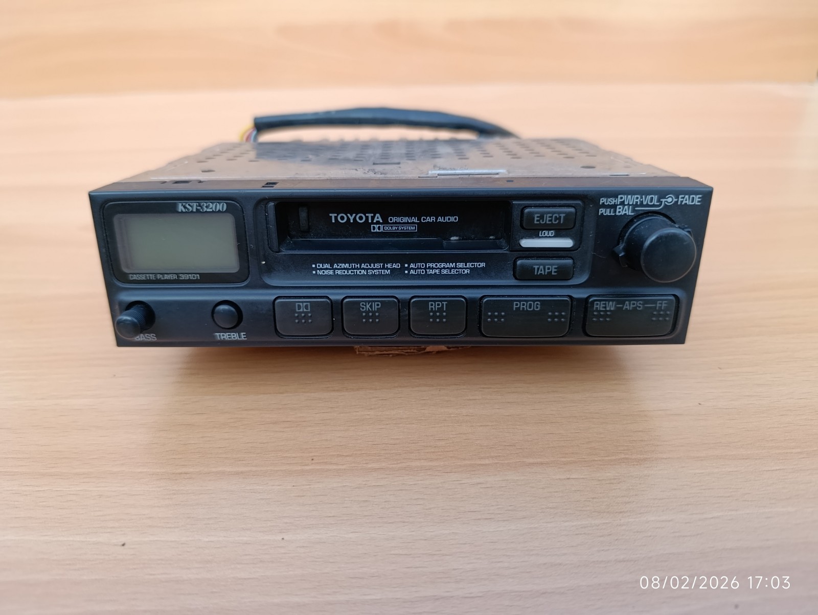 Toyota Corolla AE100, AE101 OEM Cassette Player With Equalizer Support JDM