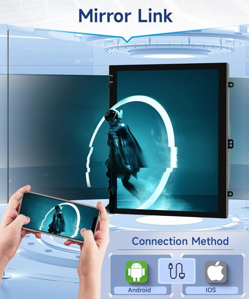 Android 13 Carplay Car Stereo Radio GPS NAVI BT For Cadillac Escalade 2007-2014