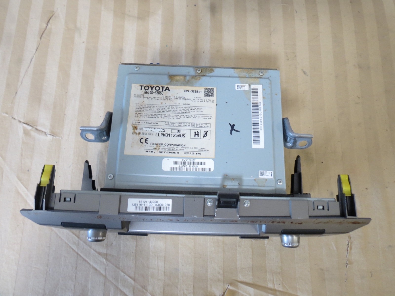 13-14 Lexus es350 es300h XM HD Radio Player Media Climate Control 86140-33060
