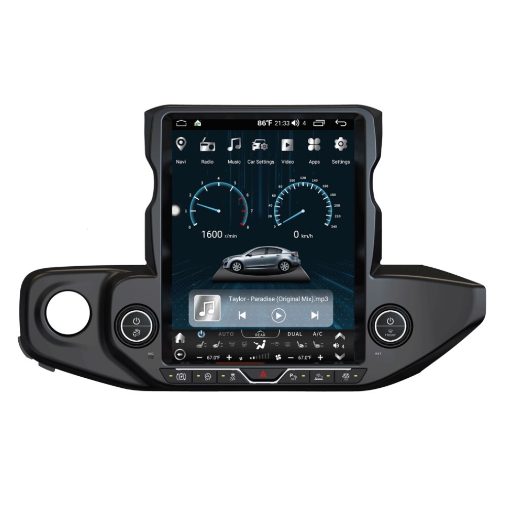 12.1″ Car Radio For Jeep Wrangler JL Gladiator 2018-2022 Gps Navigation Stereo