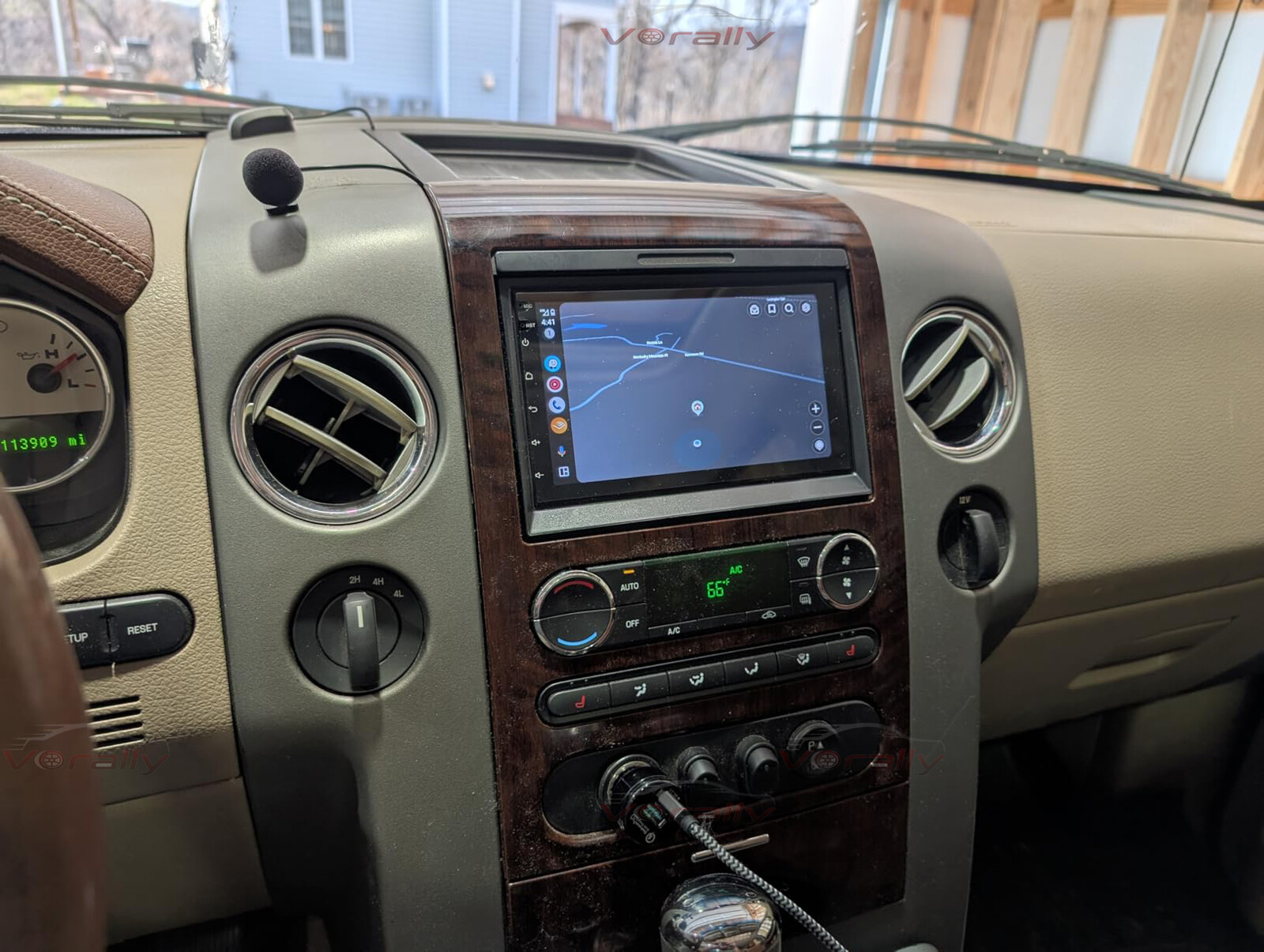 For 2004-2008 Ford F150 Dash Radio Stereo GPS Head Unit Apple CarPlay bt +Camera