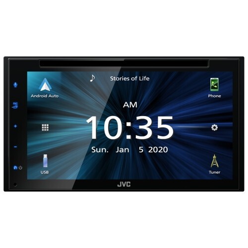 JVC KW-V660BT Apple CarPlay Android Auto 6.8″ DVD/CD Player + Rear Camera XV-30