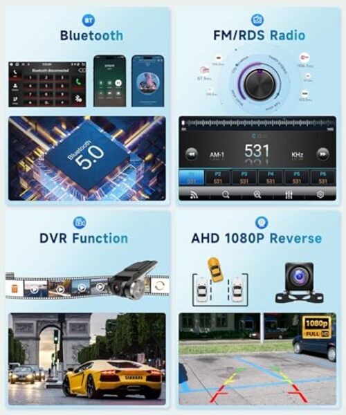 Car Radio Stereo for Honda CRV 2002-2006 with Wireless CarPlay 8 CORE 6G+128G