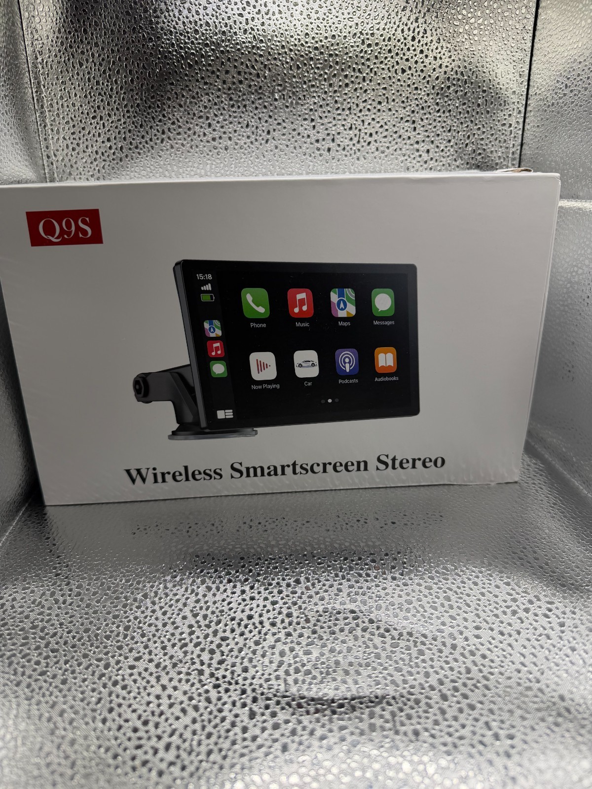 Hauxiy Q9S Wireless Smart Screen 9″ Touch Screen Car stereo Black