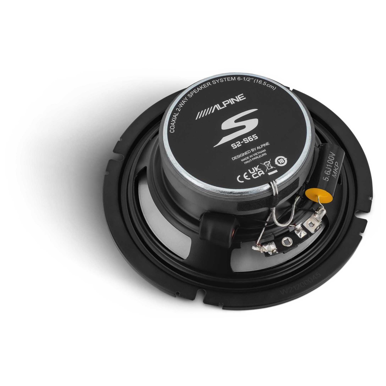 Alpine UTE-73BT Receiver & S2-S65 Coax Speakers, 2 Pairs, Bluetooth, 6.5″ Type S