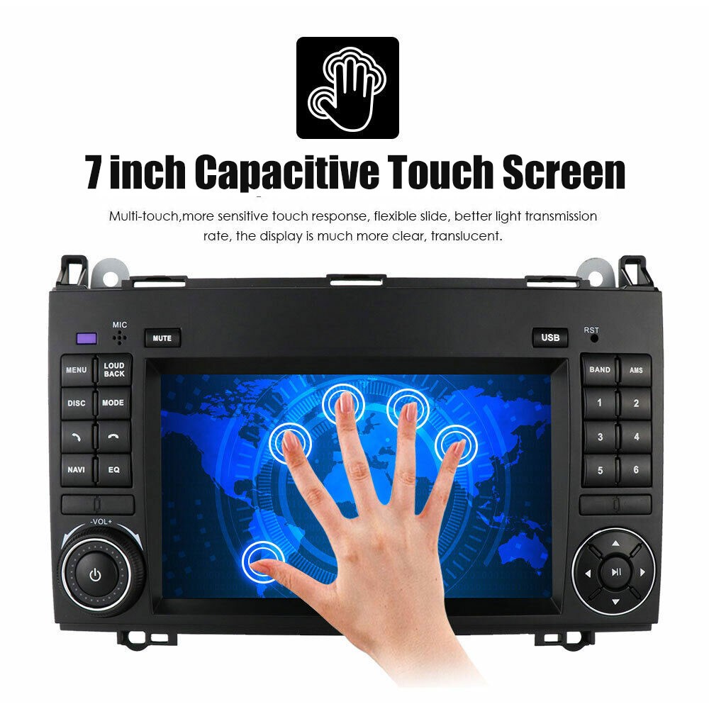 7″ Car Stereo Radio GPS Navi RDS 1+32G For Benz W906 Sprinter 2500/3000 2006-12