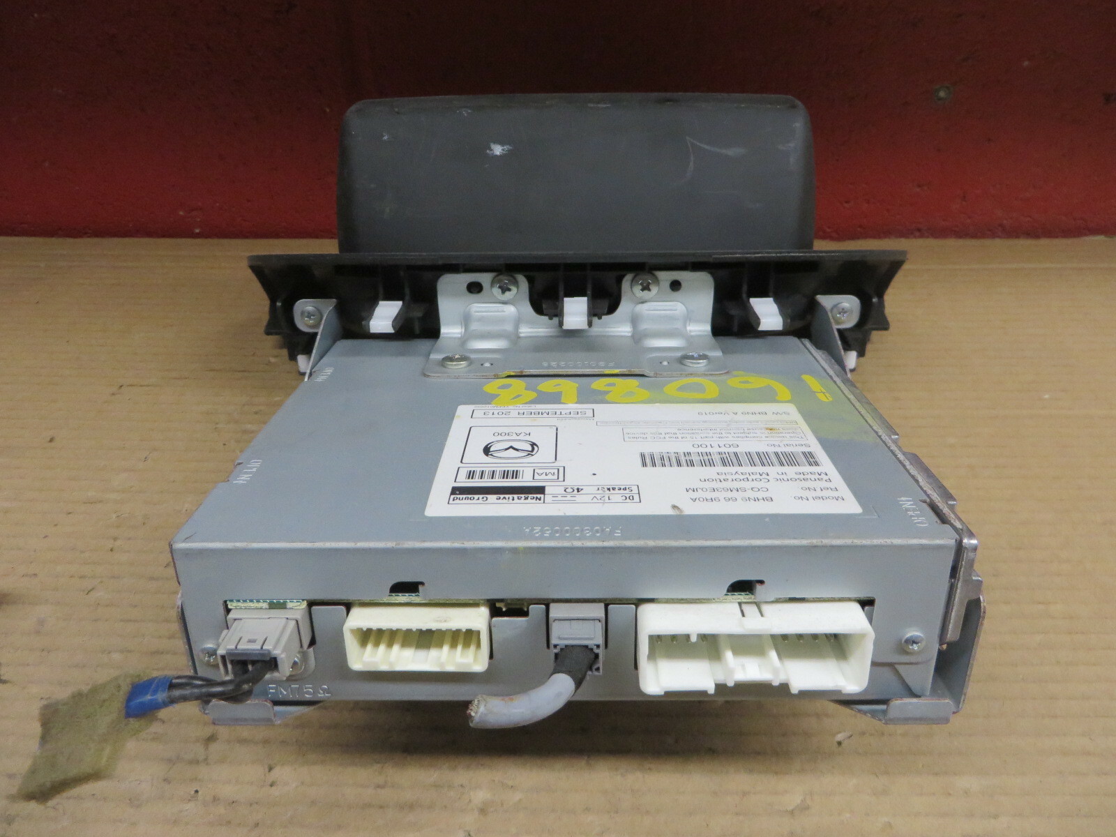 MAZDA 3 14 15 16 RADIO AUDIO AM FM CD FACTORY DASH UNIT OEM # BHN9669R0A