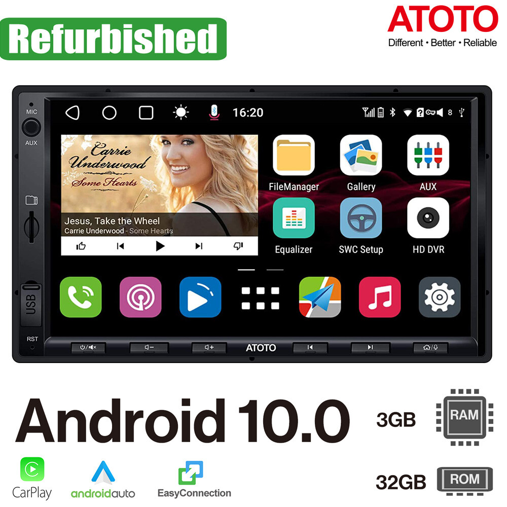 ATOTO S8 7in 2DIN Android Car Stereo -3GB/32GB CarPlay Android Auto 2xBluetooth