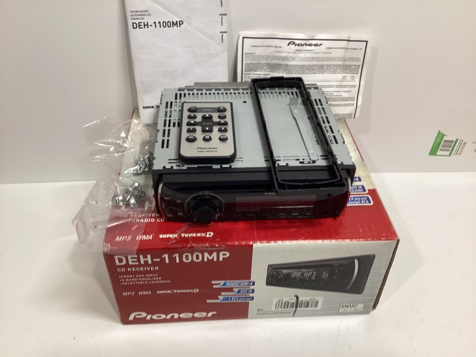 Pioneer DEH-1100MP CD Player WMA MP3 Aux In Car Stereo Radio open box
