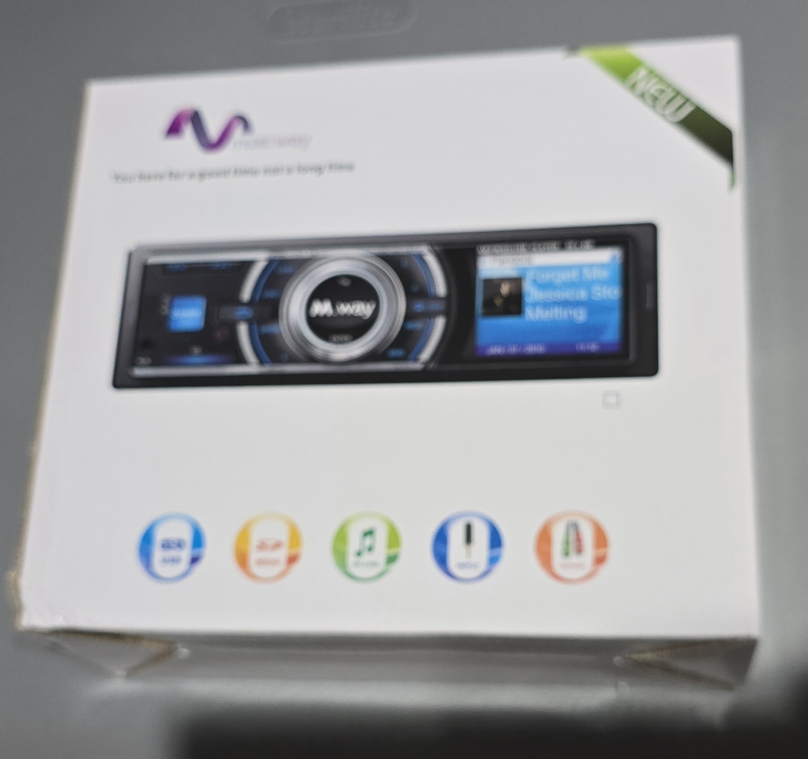 Universal Car Audio In-Dash Unit Music Way New