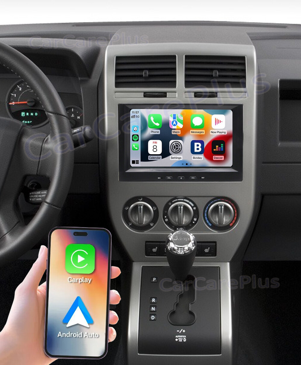 For Jeep Compass 2007 2008 2009 2010 Android 13.0 Carplay Stereo Radio GPS NAVI