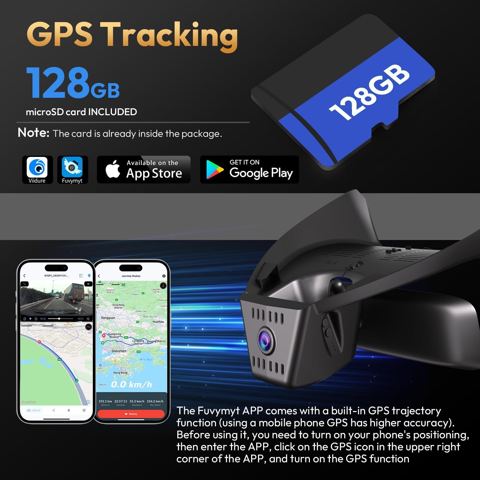 Front 4K & Rear 1080P Dash Cam for Honda Accord 2023 2024 2025 2026 Hybrid LX…