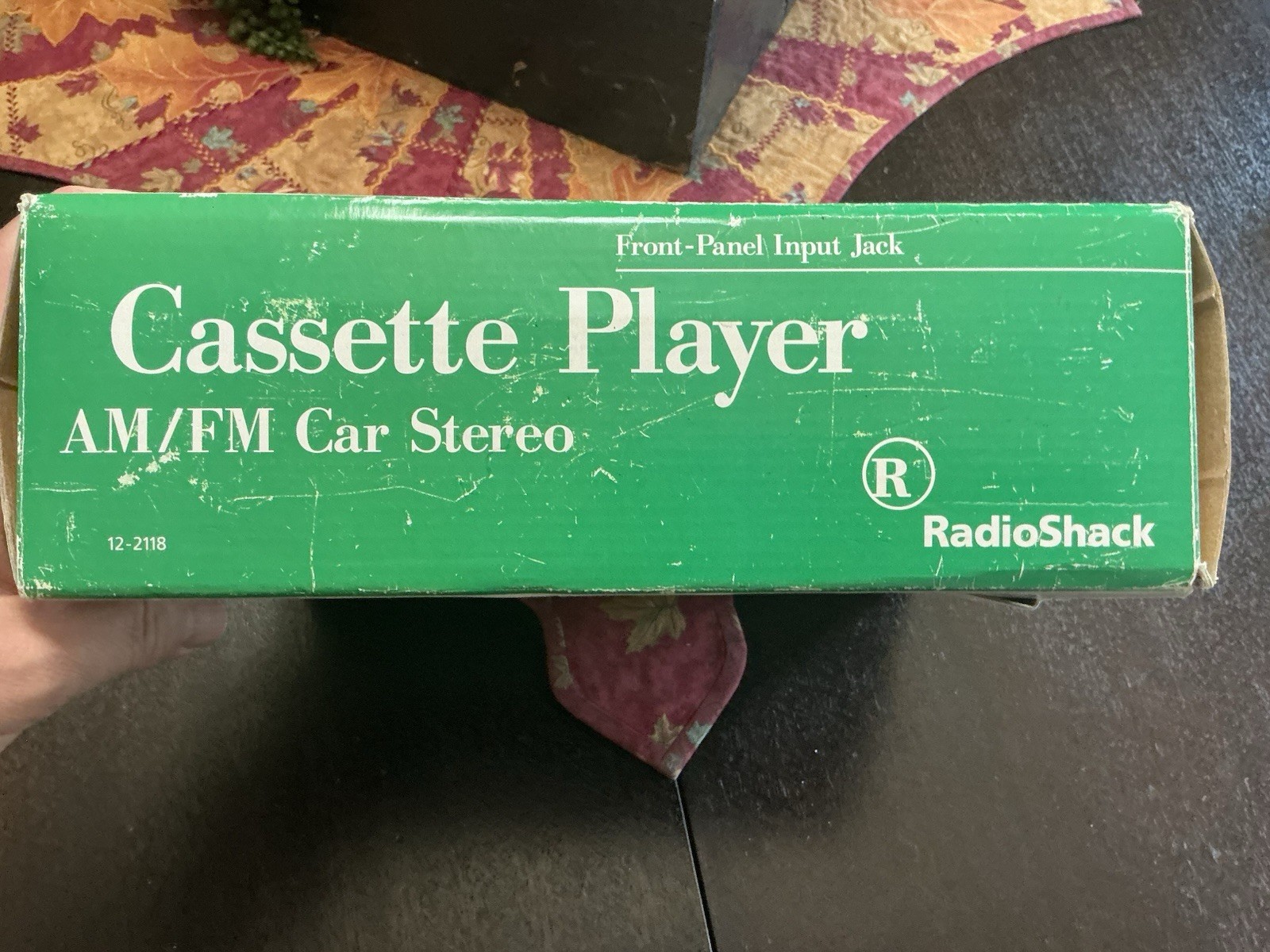 RadioShack AM/FM Stereo Cassette Player Detachable Face Plate 12-2118 Watch Vid