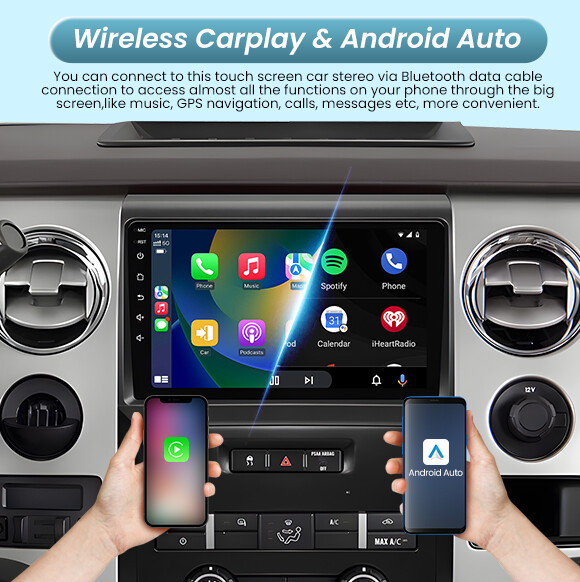 32GB Android 12.0 Car Stereo Radio For Ford F-150 F150 2009-2014 GPS Navi WIFI
