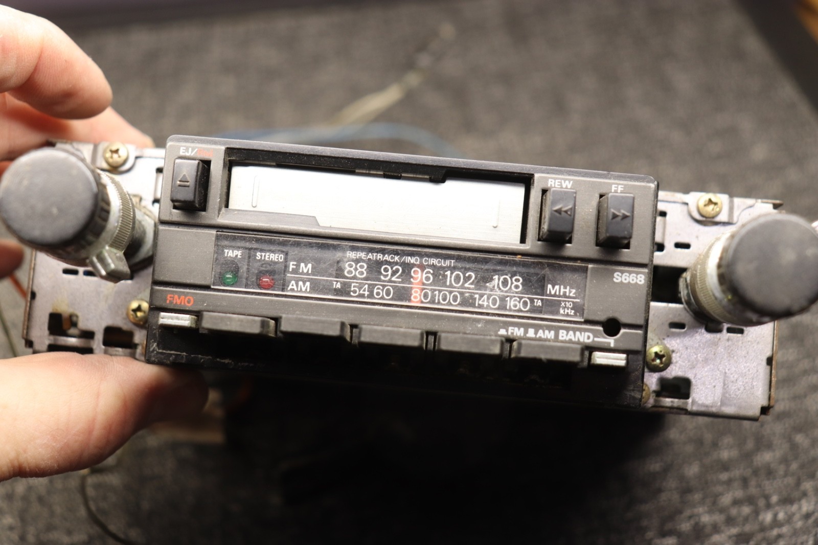 VTG PANASONIC CQ-S668EU AM/FM Stereo Cassette Player Radio The Supreme Series