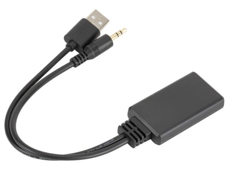 Bluetooth AUX Adapter 3.5mm USB Wireless Audio Receiver for Car Stereo
