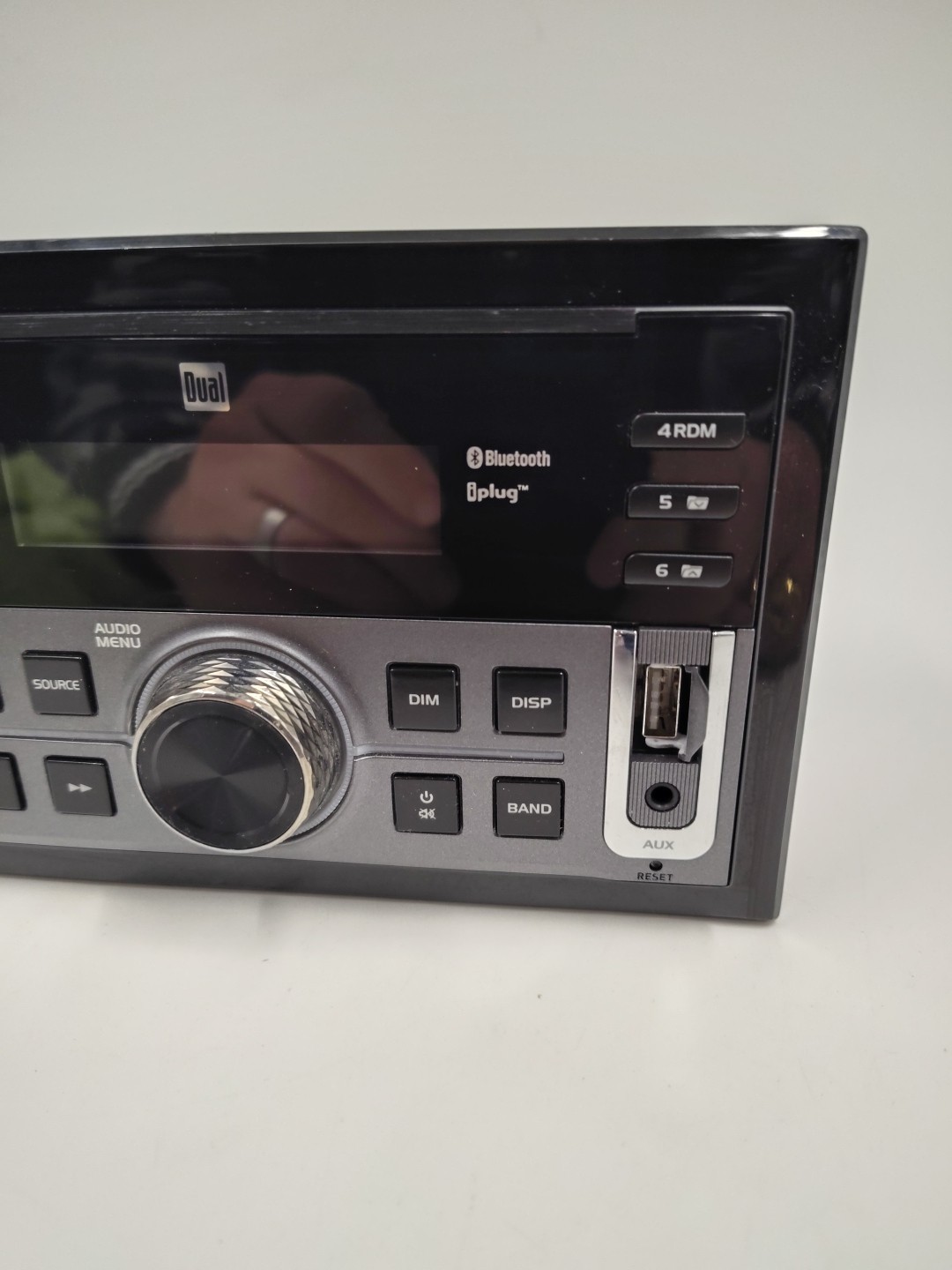 DUAL XD28BT Car Stereo Head Unit, AUX, USB Double DIN LCD Bluetooth 200W AM/FM