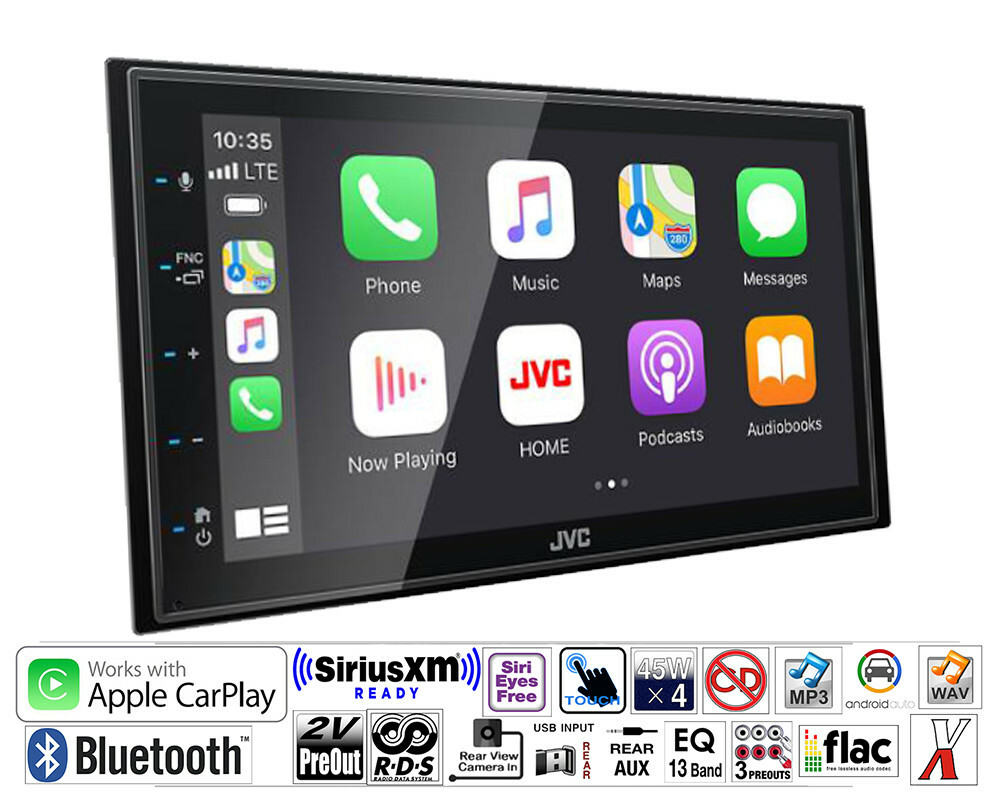 JVC KW-M560BT 6.8″ Digital Multimedia Touchscreen Receiver Apple CarPlay (NO CD)