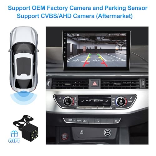 2+32G Android 13 Double Din Car Stereo with 10.1 Inch Touchscreen For 4Runner C
