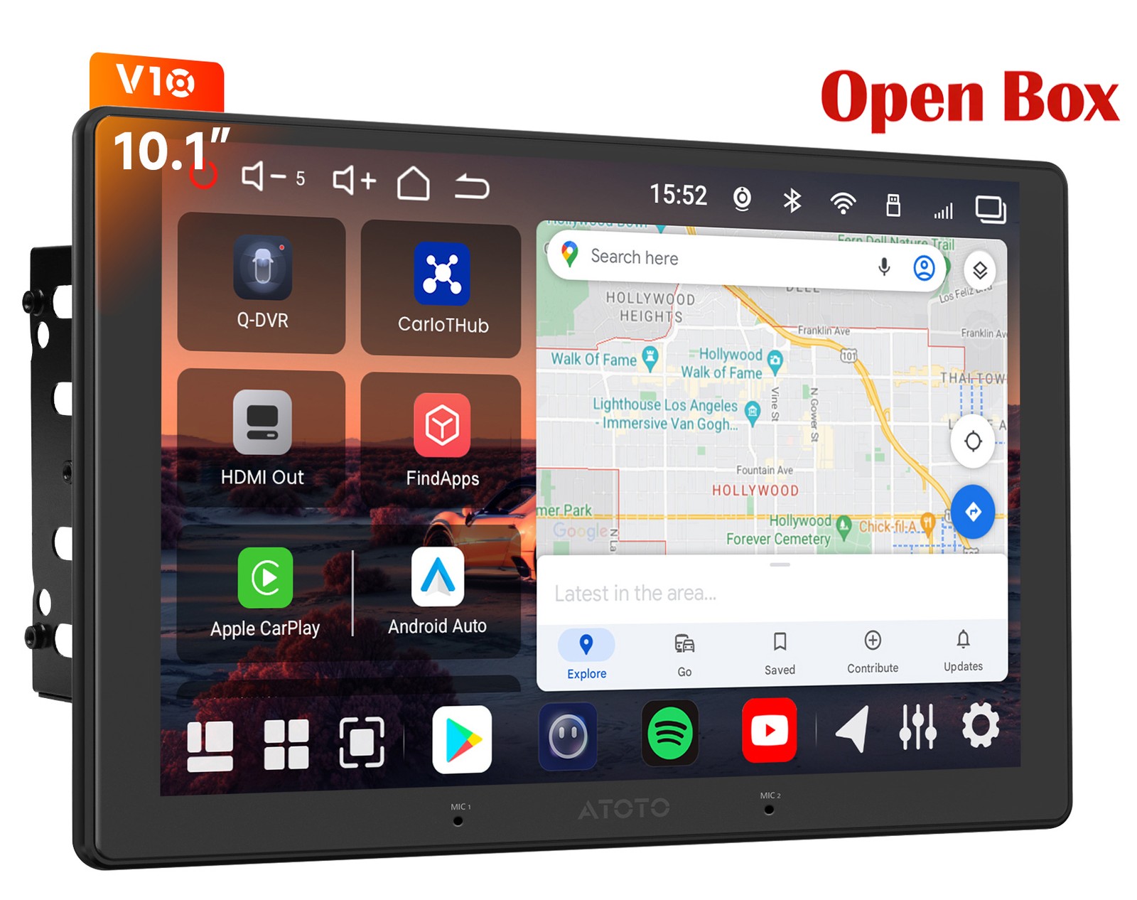 10.1” One-Tap Drive Karaoke Android 2Din Car Stereo 6K+ Online Radio Channels
