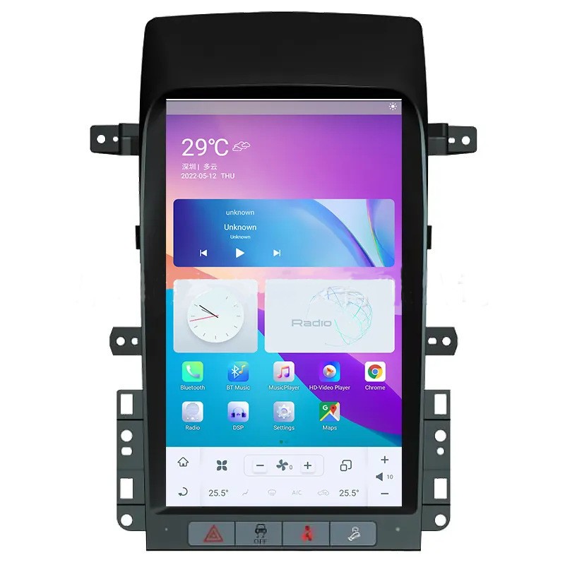 8+128GB Large 13.6″ Car Stereo Radio GPS Screen For Chevrolet Captiva 2008-2012