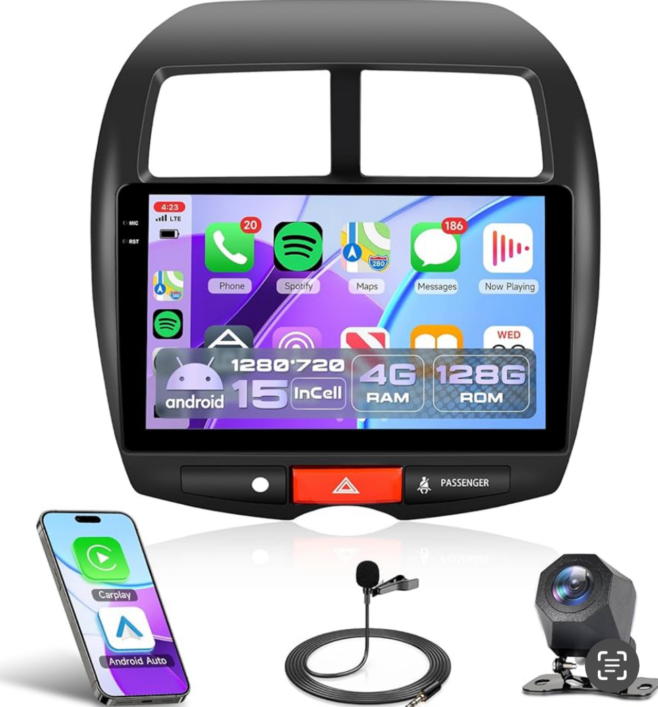 Android 15 Car Radio Mitsubishi Outlander Sport 2011-2017 4GB+128G 10.1″ Screen