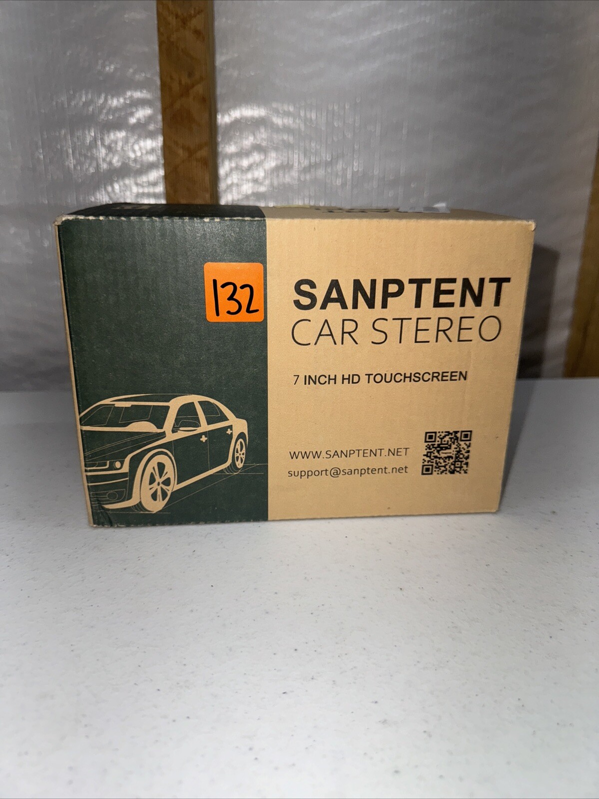 Sanptent 7 Inch HD Touchscreen Double Din Car Stereo (New Open Box)