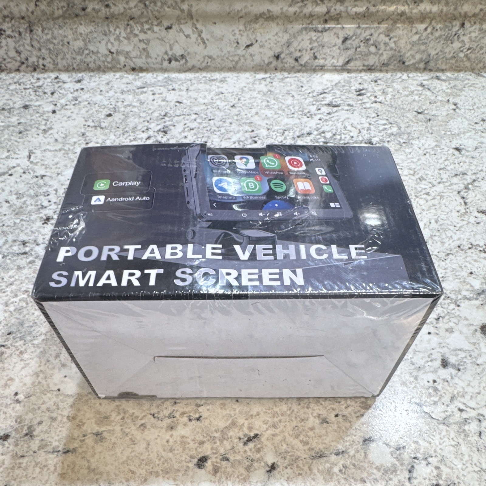 Portable Vehicle Smart Screen 7in Touchscreen CarPlay Android Auto Bluetooth USB
