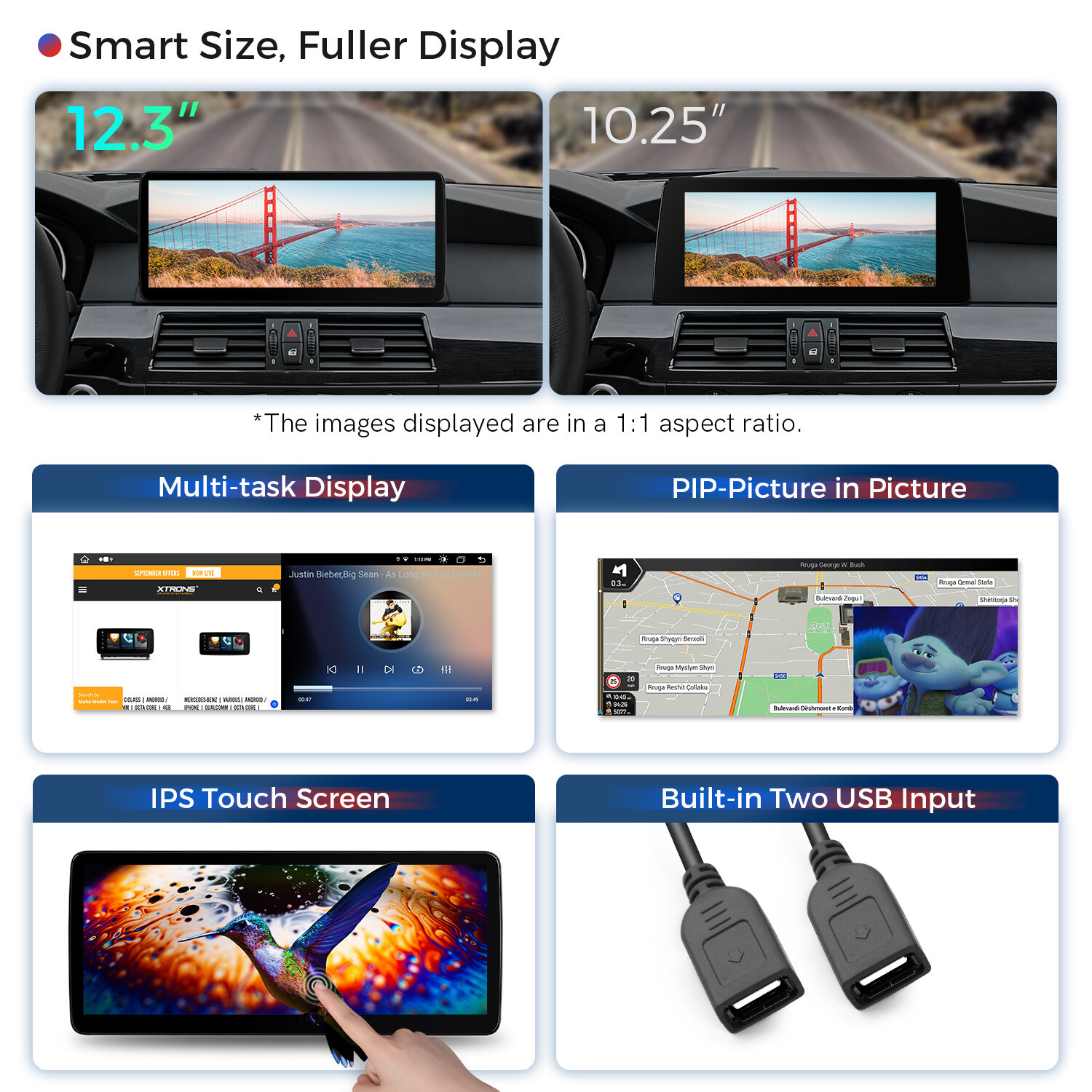 4G Android 13 Octa Core 64GB Car Play Stereo GPS WiFi 2K For BMW 5er E60 E61 CIC