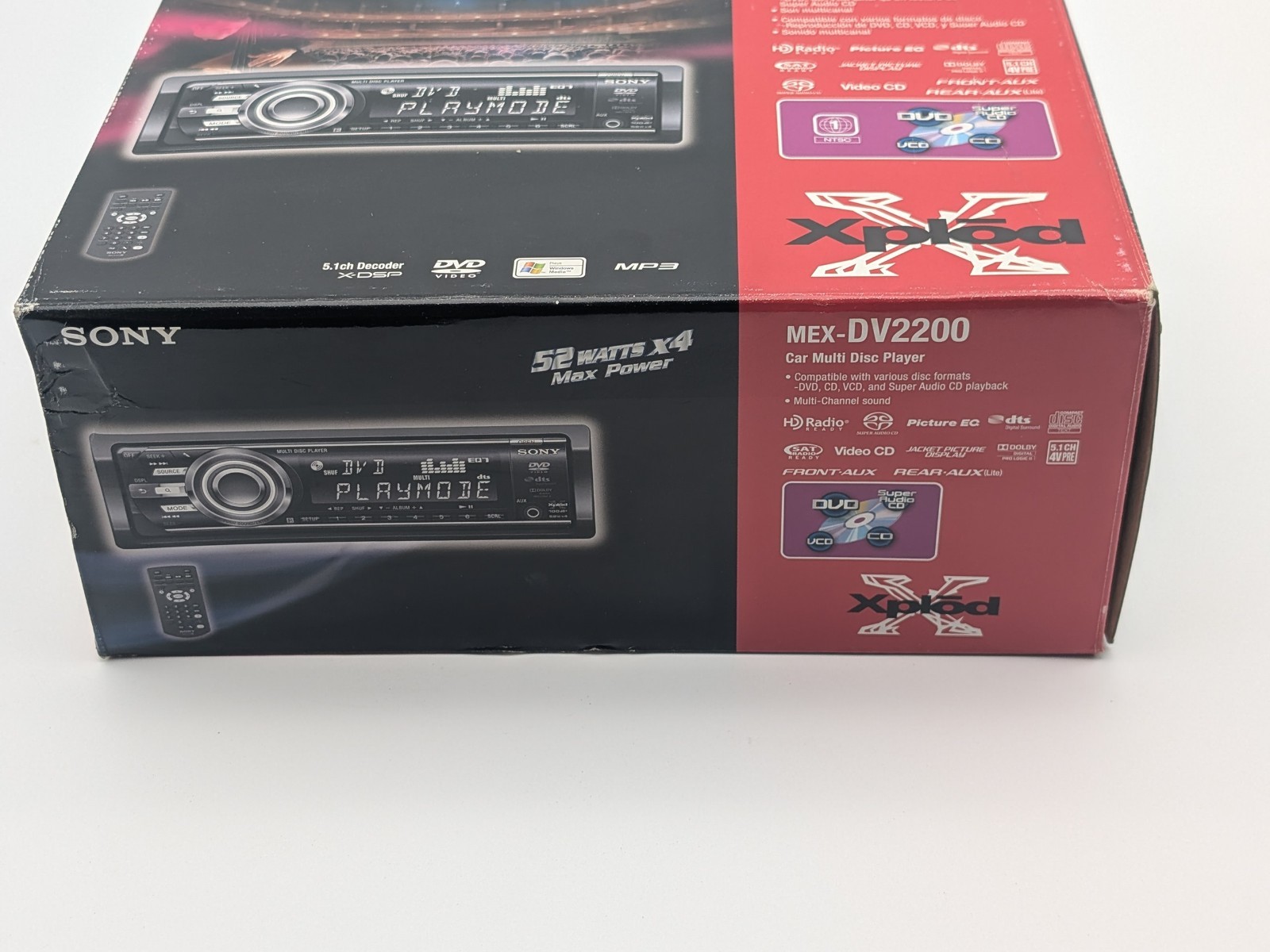 NOS Sony MEX-DV2200 CD DVD SACD AM FM AUX Dolby Digital Pro Car Receiver Player